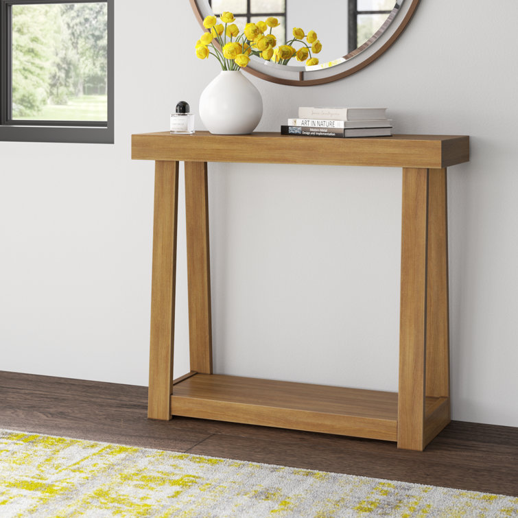 Solid oak hall table discount